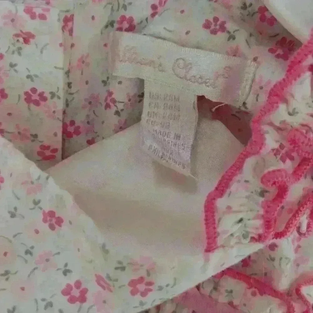 Jillian's closet Floral Pink Dress Sz 24 M… - Picture 5 of 6